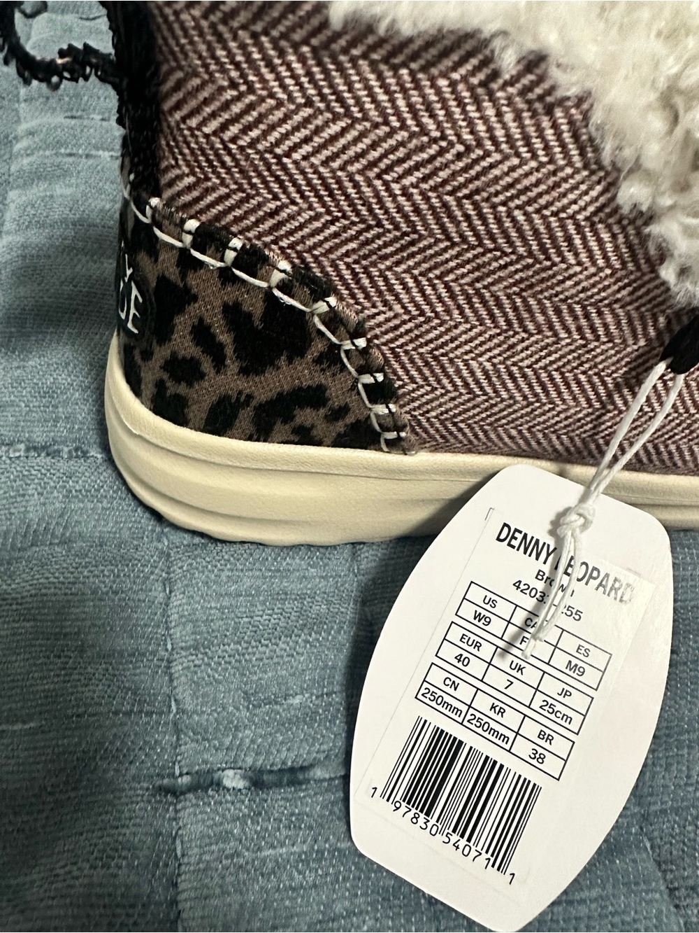 Hey Dude Denny Leopard Slip-On Bootie - Picture 2 of 10
